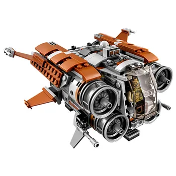 

Building Block Model Compatible with Space Wars The Jakku Quadjumper Brick Model Educational Toys For Children