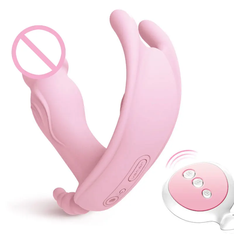 Wearable Butterfly Strapless Remote Control Recharge Rabbit G Spot