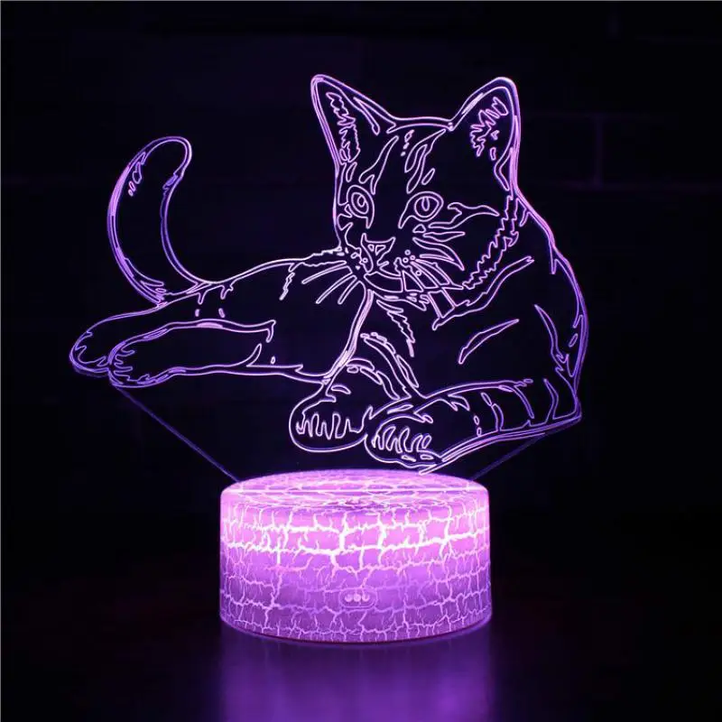 

Animal Series Usb Plug In Colorful Colorful 3d Night Light Remote Control Creative 3d Led Lamp Touch Working Desk Gift Light