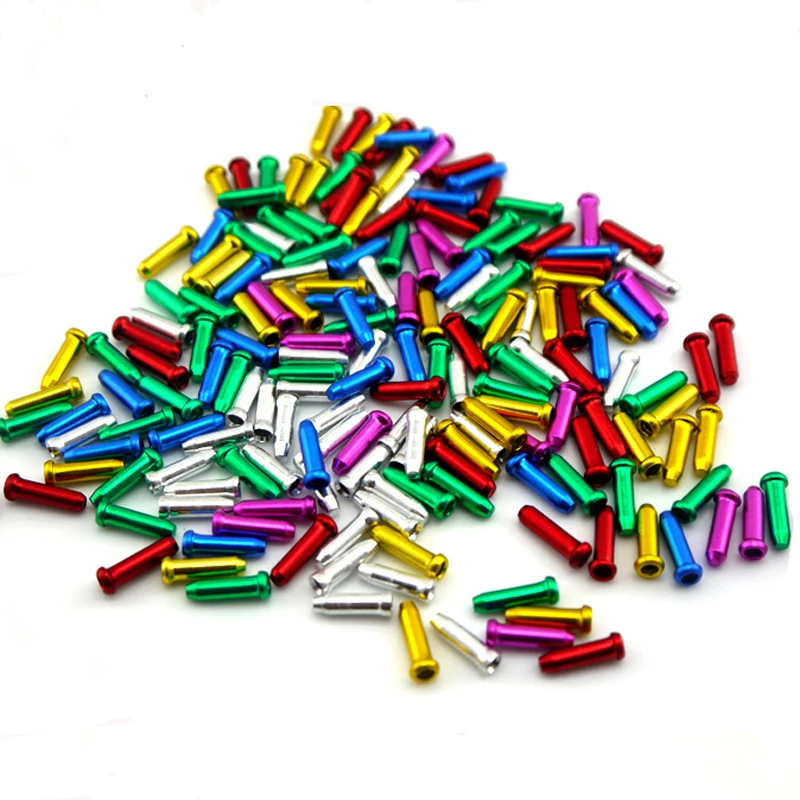 

8pcs TAIWAN Alligator Bike Bicycle Brake Derailleur Shifter Inner Cable End Caps 7 colors fits all Brake and Derailleur SCM001