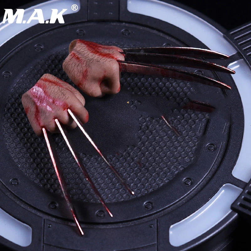 

1:6 Flexible JX04B and JXO4A fist clawS hand typeS For Wolverine 12 Inches Figure Body Collections Toys Brinquedos Accessories