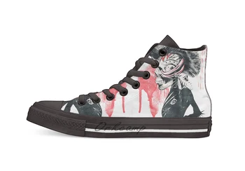 

Punk Casual High Top Canvas shoes sneakers Light Walking Shoes