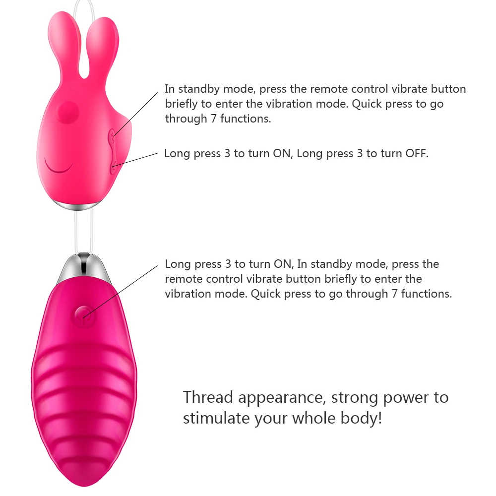 Silicone Vibrating Egg Type Rabbit Wireless Vaginal Ball USB Rechargeable Vibrator Heating Kegel Ball Sex Toys for Woman