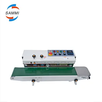

Best quality stainless steel body continuous band sealing machine with digital counter