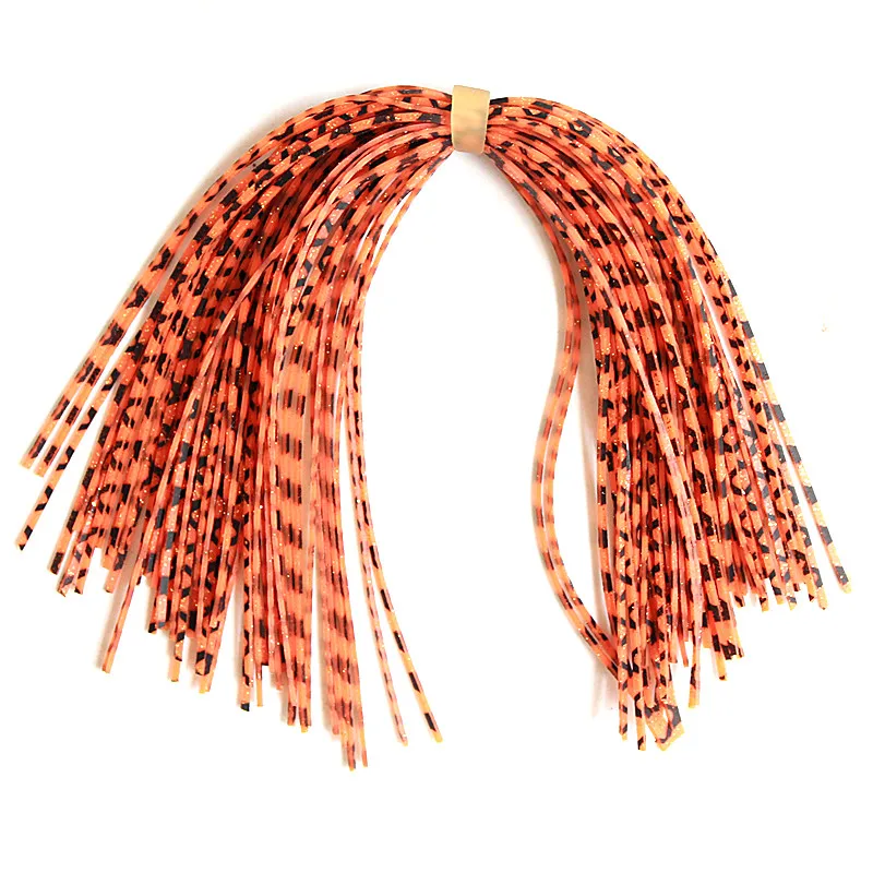 5 bundles 50strands per bundle Lures Soft Worm Body Squirmy Wormy Fly Tying Legs Materials Rubber String Flies Baits Silicone