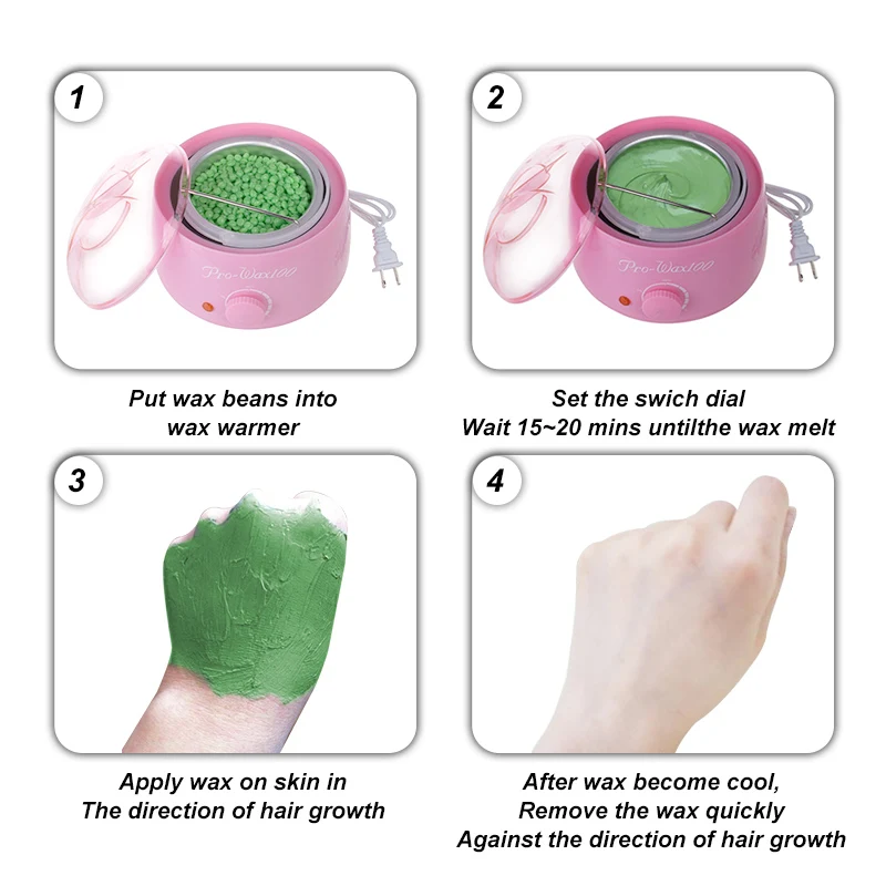 Hair Removal Tool epilator Warmer Wax Heater Professional Mini SPA Hand Epilator Feet Paraffin Wax Machine Temperature Control