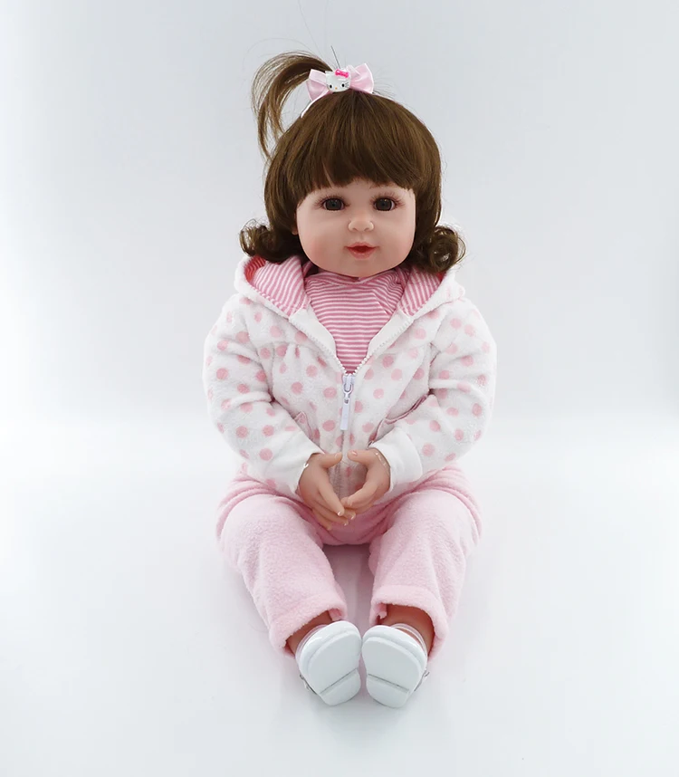 Lifelike Silicone Body Realistic Toddler Cute Doll