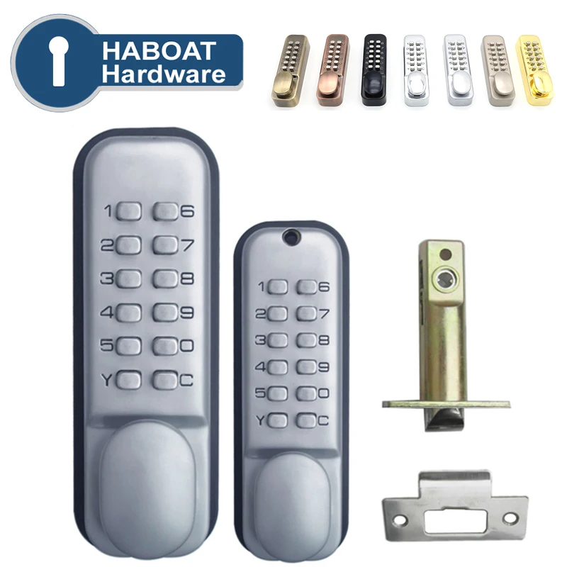 HA2002 Double Combination Door Lock 2 Sides Password for Home Security