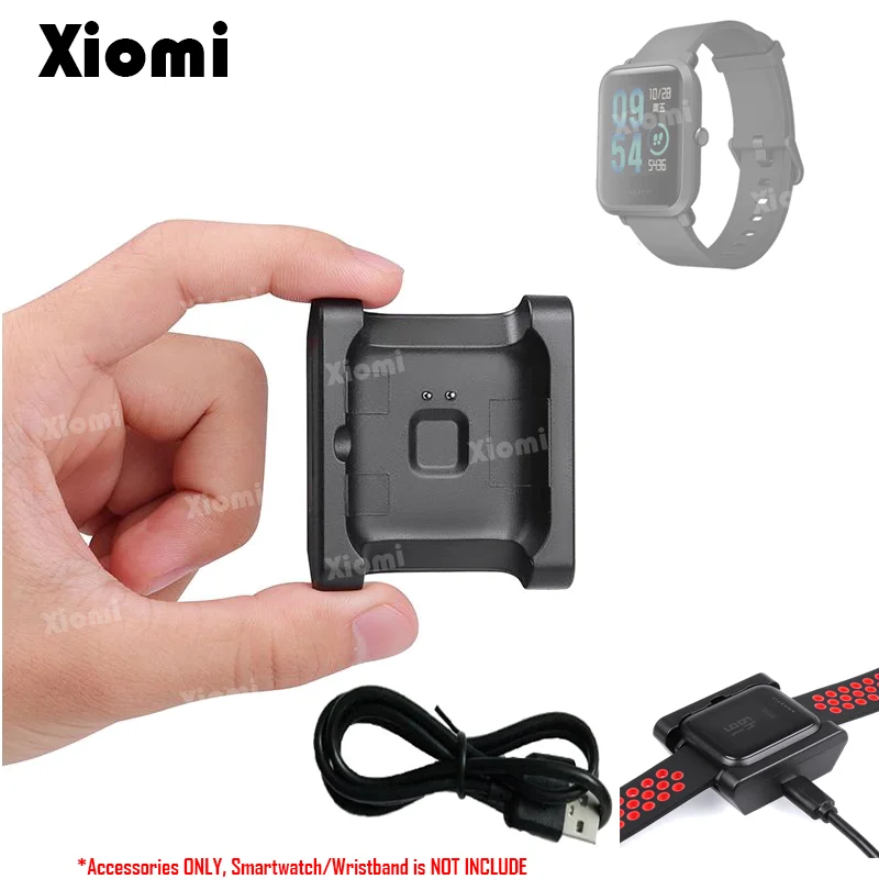

USB Station Dock Charger for Amazfit BIP BIT PACE Lite Youth A1608 USB Data Cable Separate Portable Smart Watch Accessories-#