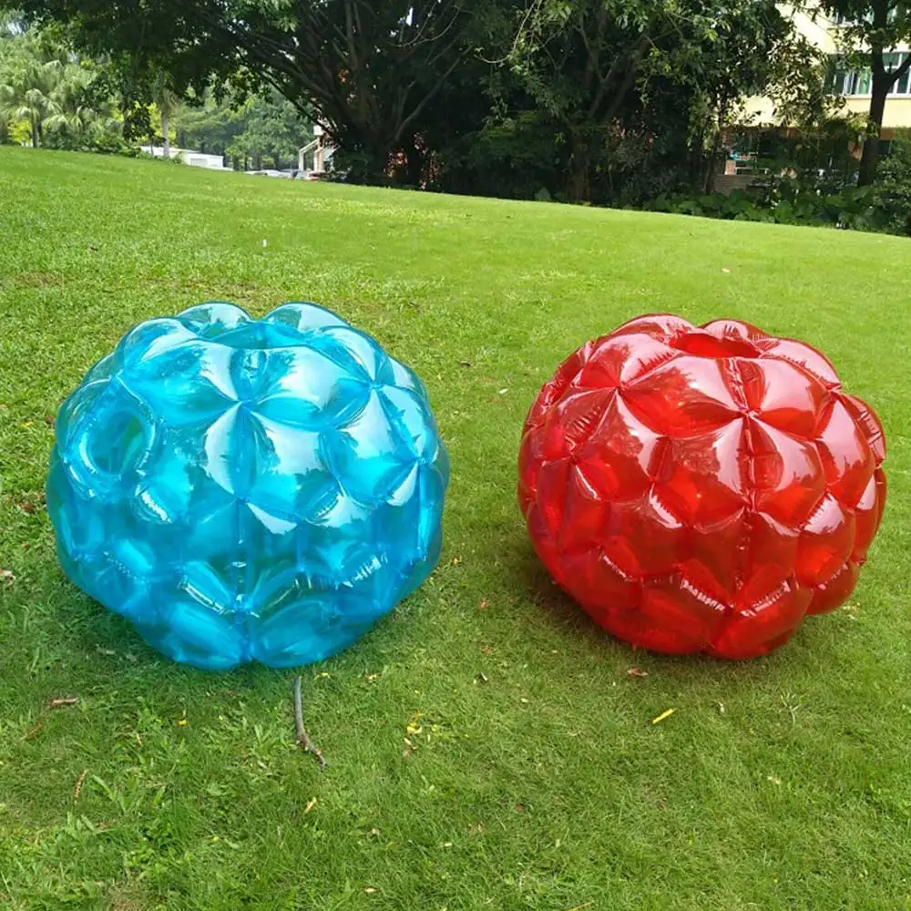 60 см бампер для тела шары пузырь футбольные костюмы Лот экологически чистый ПВХ смешной Тела Зорб мяч для детей 2 цвета