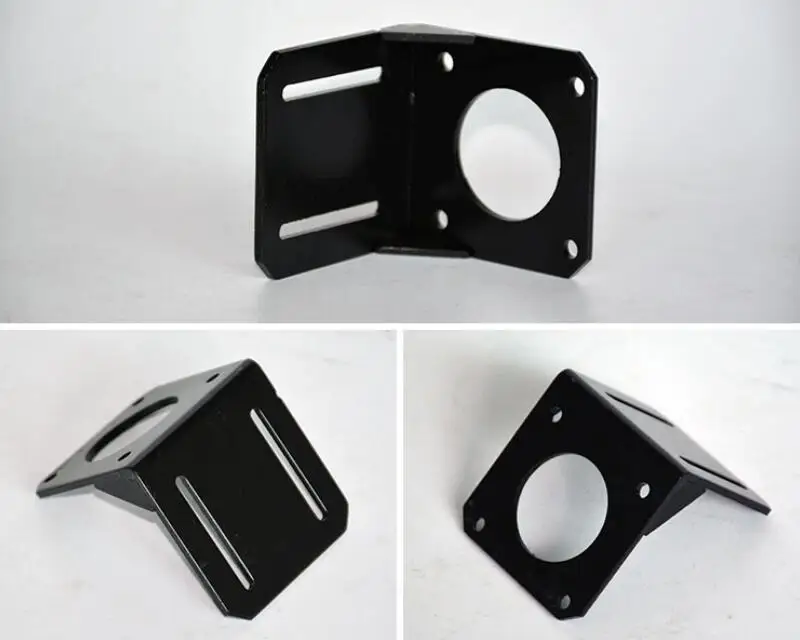 2pcs Nema23 Motor mounts base 57 stepper motor bracket for diy cnc nema17 42mm motor