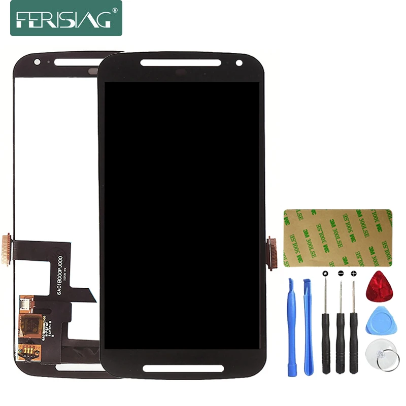 

Original For MOTOROLA MOTO G2 XT1063 XT1064 XT1068 LCD Display Touch Screen Digitizer Replacment Mobile Phone LCDs + Tools Kit