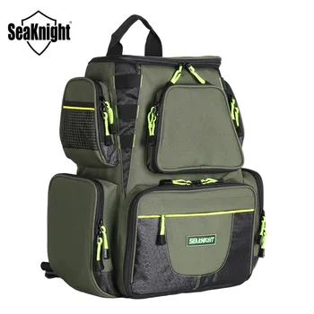 

SeaKnight SK004 Outdoor Fishing Tackle Bag Large Capacity 25L Multifunctional 41*44*20cm Fishing Backpack 1000D Nylon