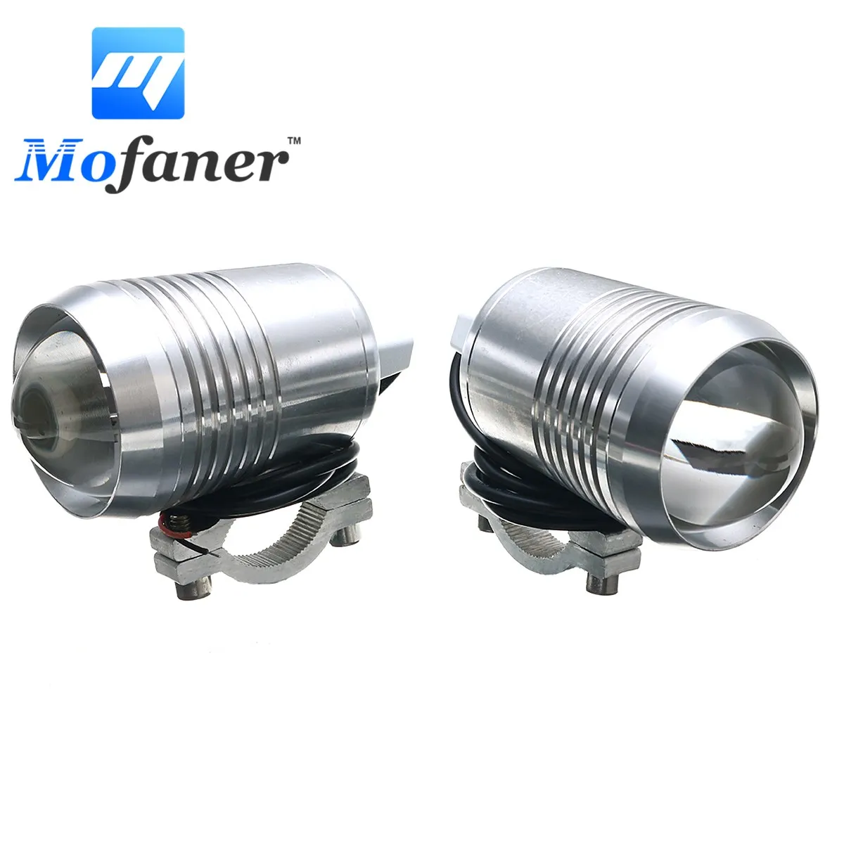 Mofaner 2 шт. 30 Вт мотоциклетный Головной фонарь U2 светодиодный для вождения
