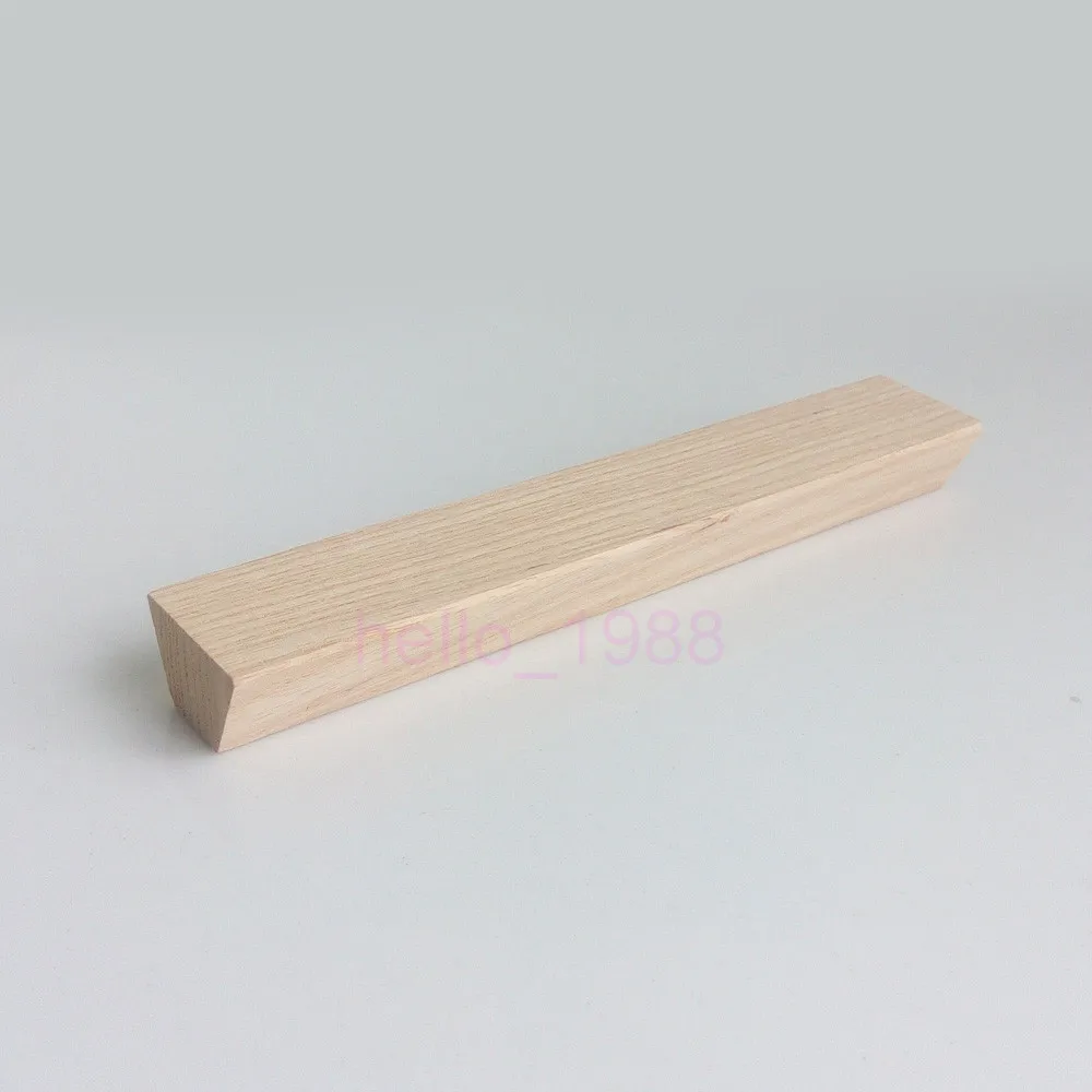Без краски 96 мм расстояние между отверстиями деревянная ручка для комода Шкаф для мебели ручка для ящика шкафа кухня ручка бар