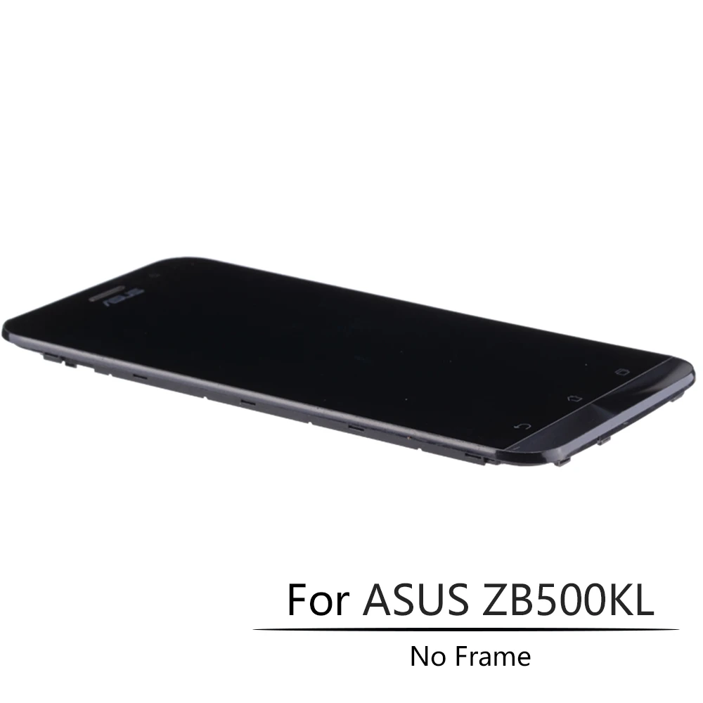 5," экран для Asus Zenfone Go ZB500KL, ЖК-дисплей, сенсорный экран с рамкой для ASUS ZB500KL, дигитайзер X00AD