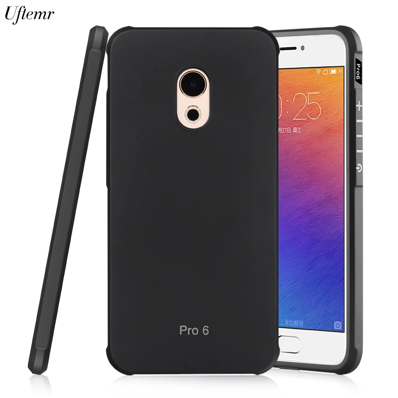 Чехол Uftemr для Meizu Pro 6 Plus ударопрочный защитный мягкий силиконовый чехол с 3D
