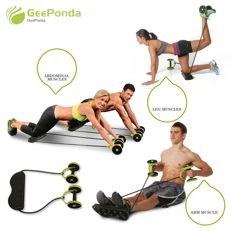 GeePonda Home GYM Equipment Elastic Band Ab Roller Wheel for Abdominal Exercise Machine Fitness Crossfit Workout Muscle Trainer GeePonda Home GYM Equipment Elastic Band Ab Roller Wheel for Abdominal Exercise Machine Fitness Crossfit Workout Muscle Trainer