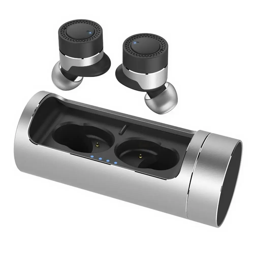 Black Ovevo Q62 Pro TWS Bluetooth наушники стерео HiFi двойные Wrieless наушники AAC CVC 6,0 шумоподавление с микрофоном зарядная док-станция - Цвет: Black