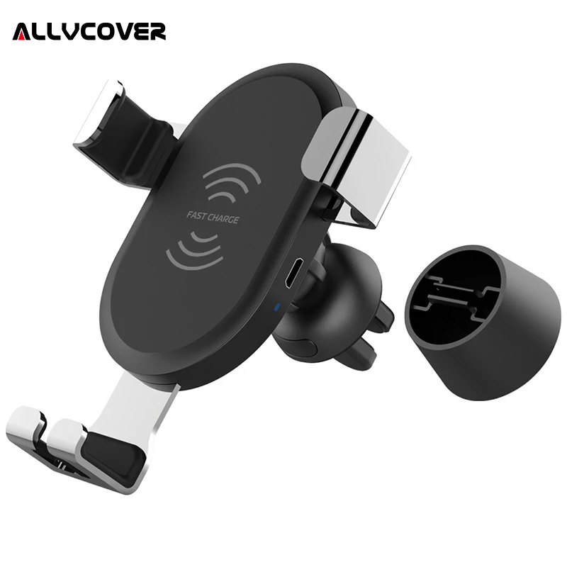 Allvcover автомобильный держатель Ци Беспроводной Зарядное устройство для iPhone X 8