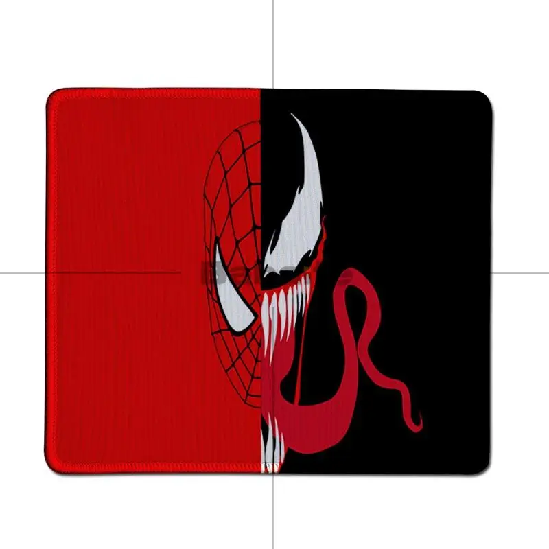 Babaite Винтаж Прохладный Marvel Venom высокое Скорость Мышь pad настроены Ноутбук игровой Малый Мышь площадку для Dota 2 - Цвет: LockEdge 18x22cm