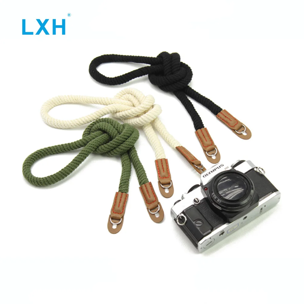 LXH винтажный холщовый ремешок для Фотоаппарата Sony Nikon Leica Canon Fujifilm X100F зеркальная