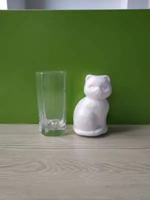 Пенополистирол пенопласт модель животного форма белые шарики ремесла для детей/Дети материалы для ручных поделок развивающие игрушки - Цвет: The cat high13cm