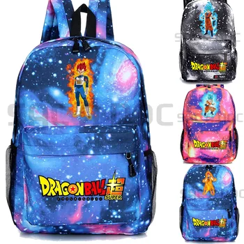 

Hot Sale Dragon Ball Backpack Fashion Super Saiyan New Pattern Travel Rucksack Goku Vegeta Students Boys Girls School Mochila