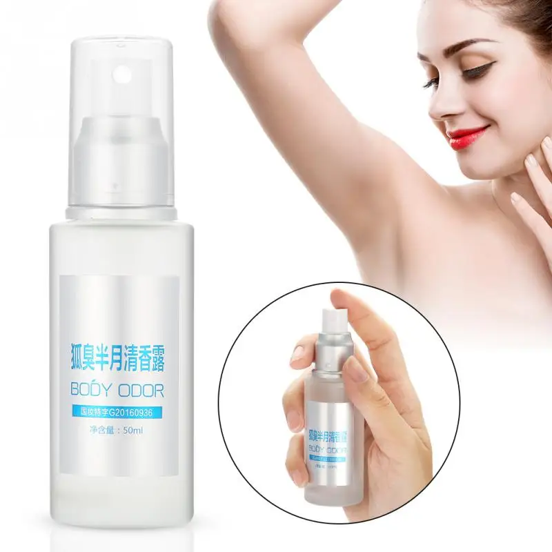 50ml Herbal Spray Body Odor Remover Armpit Sweat Hyperhidrosis Underarm