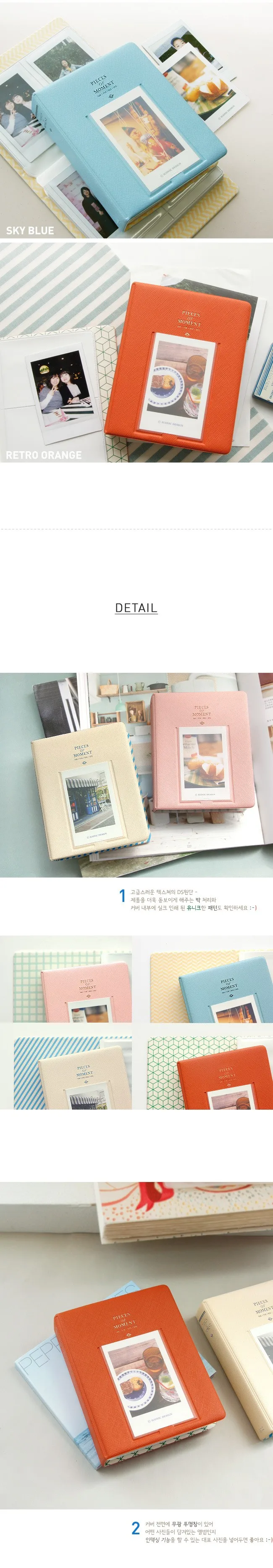 64 Pockets Polaroid Photo Album Mini Instant Picture Case Storage For Fujifilm Instax Mini Film 8 Korea Instax Album Fotografia