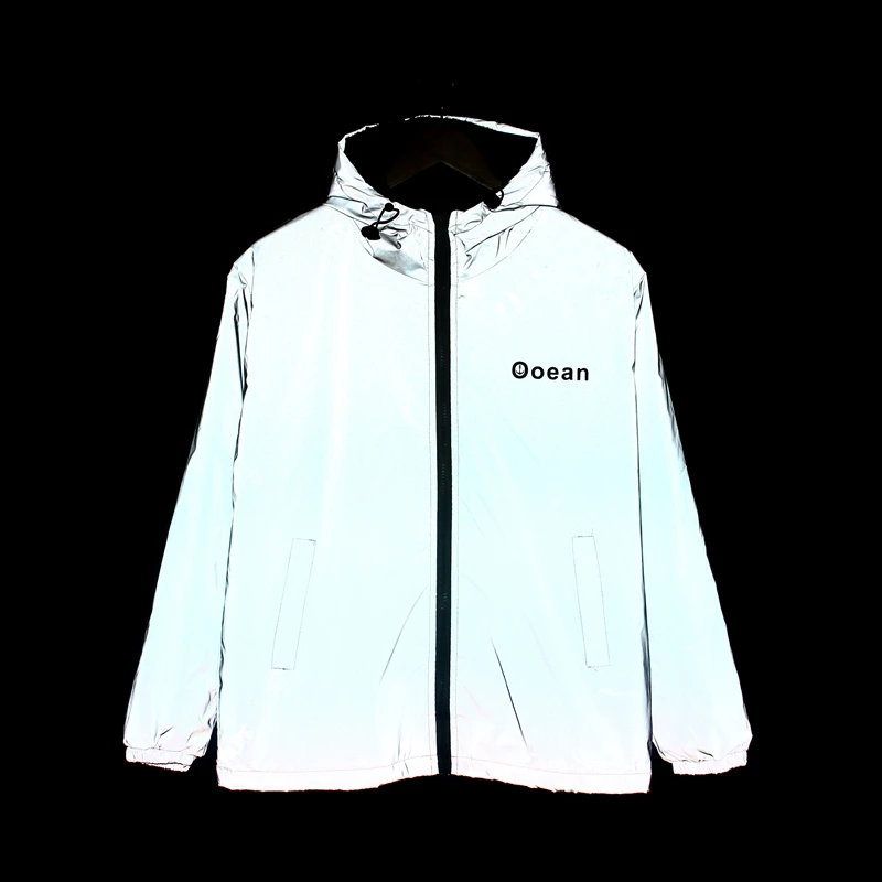 Thicken couple reflective jacket winter new windbreaker motorcycle