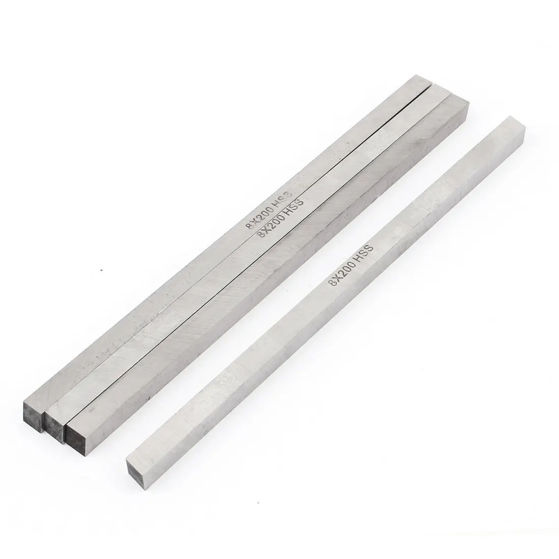 4 pcs CNC Lathe HSS Square Cutting Tool Bits Bar 8mm x 8mm x 200mm Grayin Turning Tool from