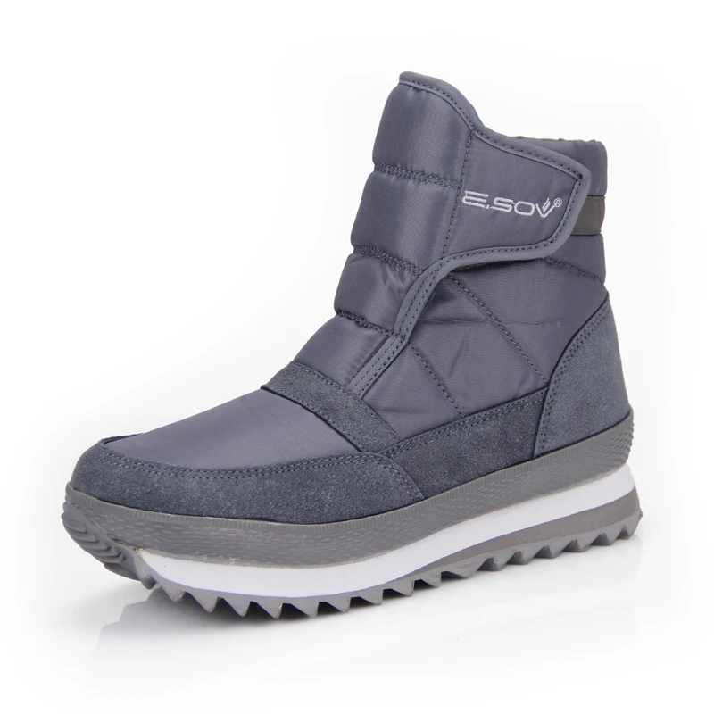 winter , snow boots, women waterproof, anti skid snow shoes, low cotton shoes, thick bottom lovers short boots.