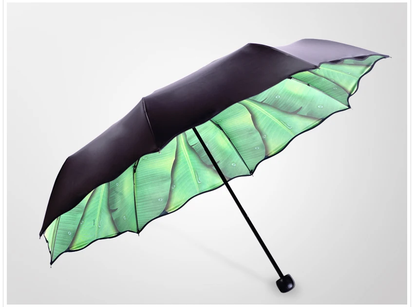 Женский зонтик от дождя, складной женский зонтик, Солнцезащитный Женский зонтик, элегантный зонт для девушек с защитой от ультрафиолета, художественный зонтик, подарки, WLFS-1