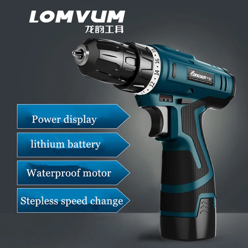 

Longyun 12v 16.8v 25v Rechargeable Lithium Battery Spare Electric Drill Home Improvement Cordless Electric Screwdriver