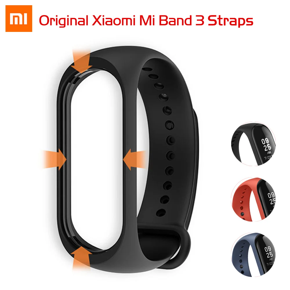 Original Xiaomi Mi Band 3 Straps Wrist Strap Belt Silicone Colorful