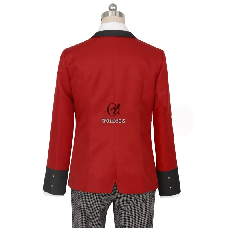 ROLECOS бренд аниме Kakegurui Косплей костюмы компульсивный игрок Suzui Ryouta косплей костюм