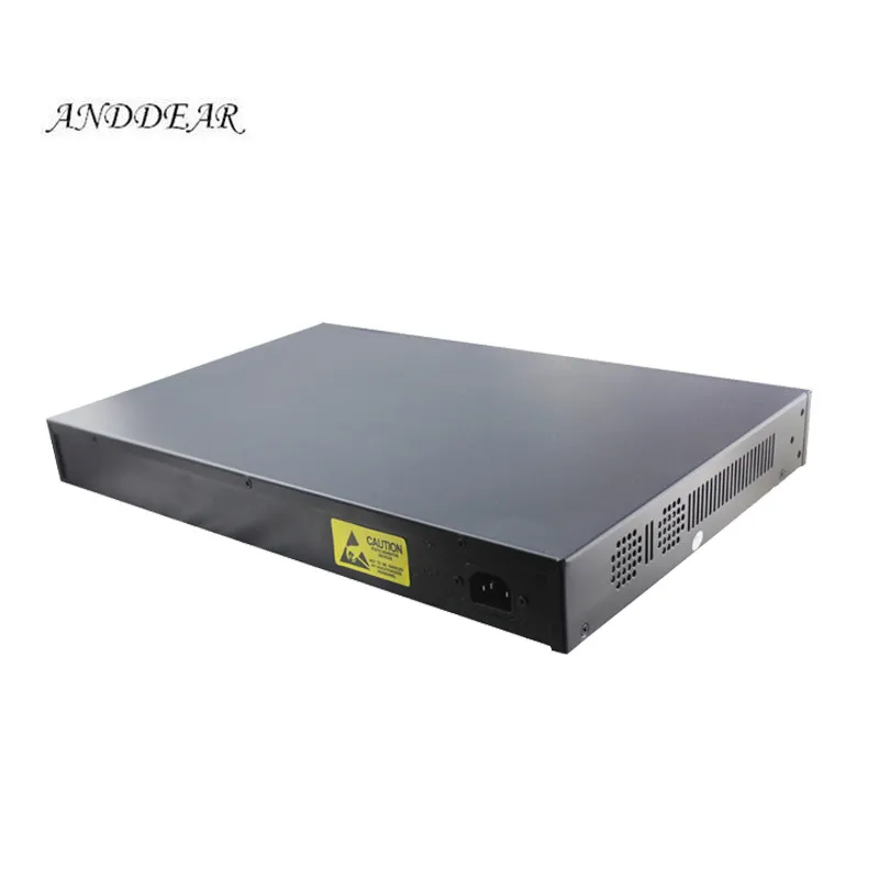 Контакт питания PO IEEE802.3af/at активный poe коммутатор 24 порта 1U 19 дюймов сетевой