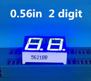 

0.56" inch 1 Bit 7 Segment blue LED Display dynamic state Digital Tube Plastic Metal Common anode
