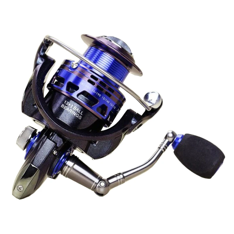 

2000-7000 5.2:1 4.4:1 Gear Ratio New Water Resistant Carbon Drag Spinning Reel with Large Spool Freshwater Spinning Fishing Reel