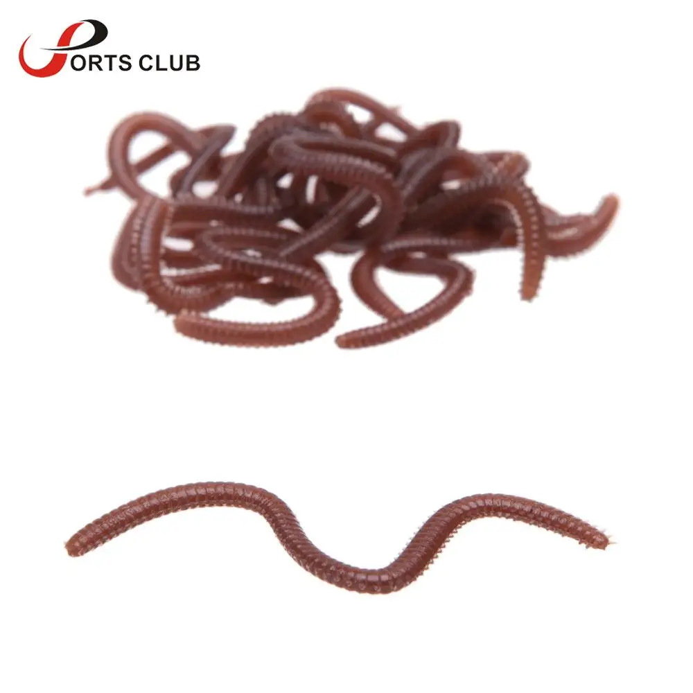 

Lixada 17pcs 10cm Soft Artificial Fishing Lures Simulation Worms Lifelike Tackle Crank Baits Fishy Smell with Box