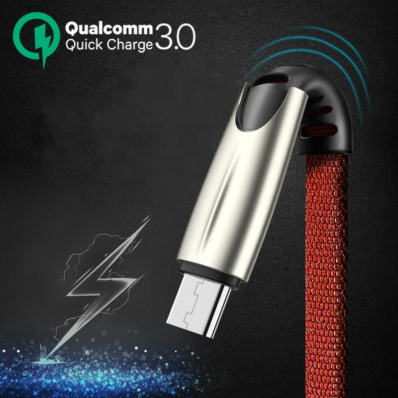 

USB Micro Cable Type-C For Android Xiaomi Huawei Samsung Charging Data Cable For Apple Cable 1m/2m Cables