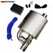 Exhaust Muffle With Dump Valve Electric Exhaust Cutout Remote Control Set Size: 2"/2.25"/2.5"/2.75"/3" EPQDMF