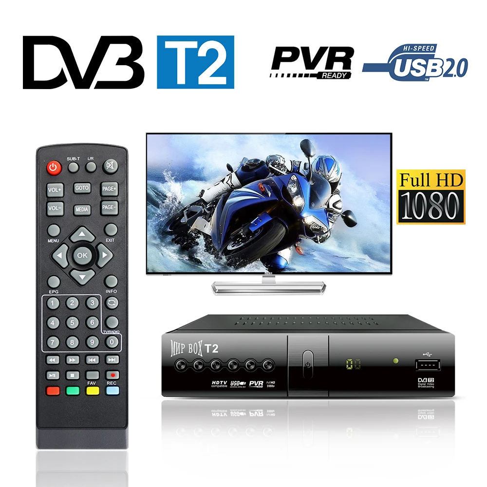 Новый DVB T2 ТВ Приемник телеприставки H.264 1080 P HD MNP Box али 3821/Новатэк 78306 MPEG 4