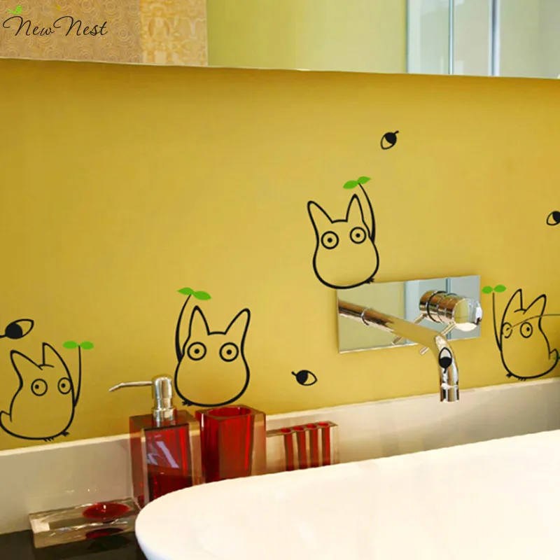 New Nest - Totoro vinyl wall decals, kids wall stickers home decor, Japanese cartoon animation wall stickers for kids room decor New Nest - Totoro vinyl wall decals, kids wall stickers home decor, Japanese cartoon animation wall stickers for kids room decor