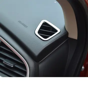 

MONTFORD Car Accessories For Suzuki Sx4 S-Cross Crossover 2014 2015 2016 Inner Front Up Air Condition Vent Outlet Cover 2Pcs