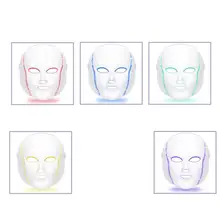 7 Color Facial Skin Care Photon Therapy LED Facial Mask Facial Beauty Skin Care Rejuvenation Wrinkle Acne Removal Mask Machine ultrasonic galvanic ion led photon therapy skin care facial beauty acne wrinkle freckle remover treatment machine rechargeable