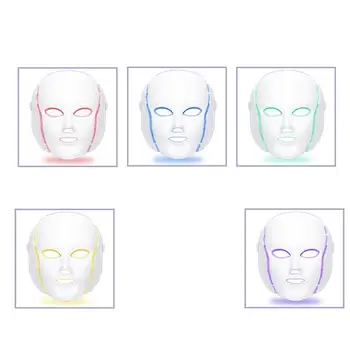 

7 Color Facial Skin Care Photon Therapy LED Facial Mask Facial Beauty Skin Care Rejuvenation Wrinkle Acne Removal Mask Machine
