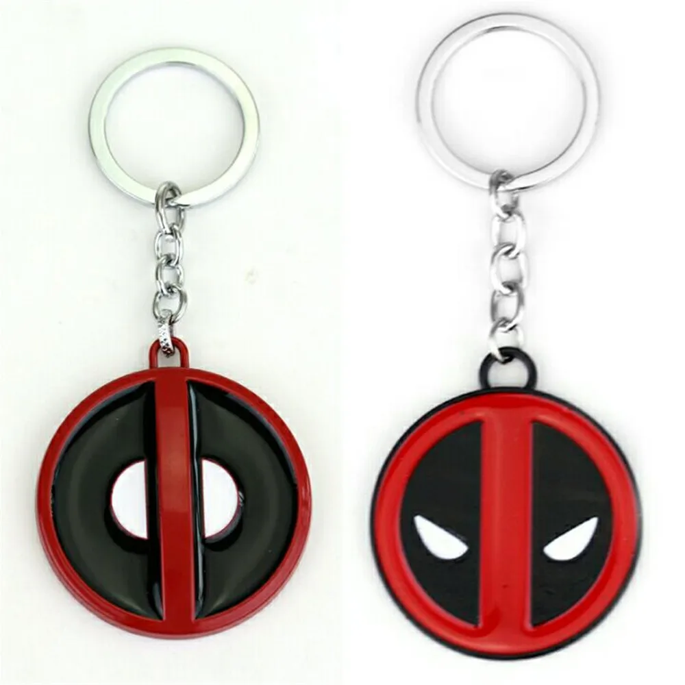 Superhero Deadpool Mask Keychain Fashion Superhero Jewelry For Fans Women Anime Keychain Holder