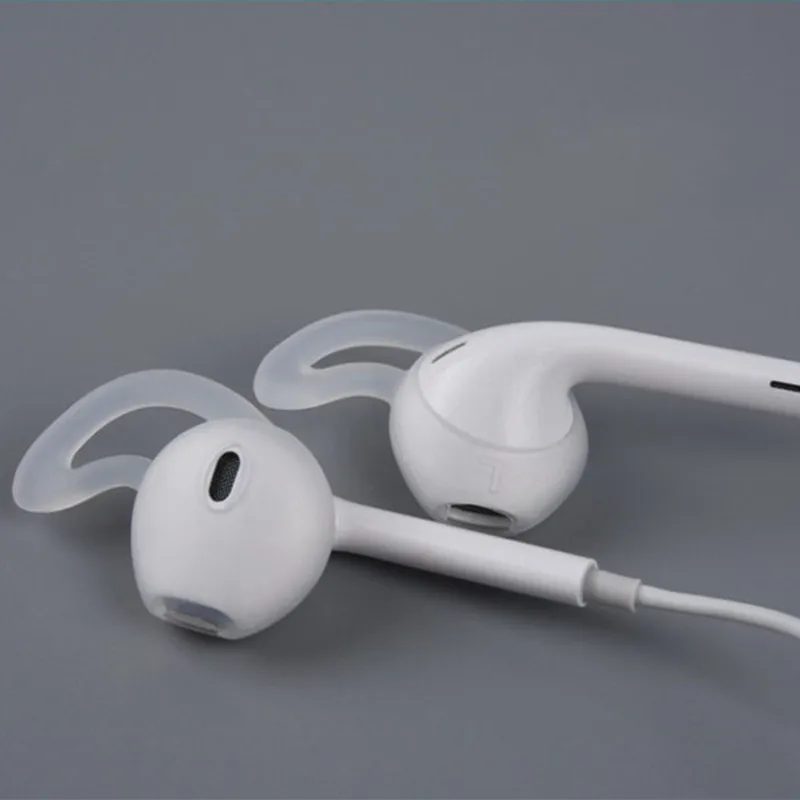 

4/2Pcs Silicone Cover Earbuds Earphone Case for Apple Iphone X 8 7 6 Plus Earpods Headphone Eartip Ear Wings Hook Cap Earhook